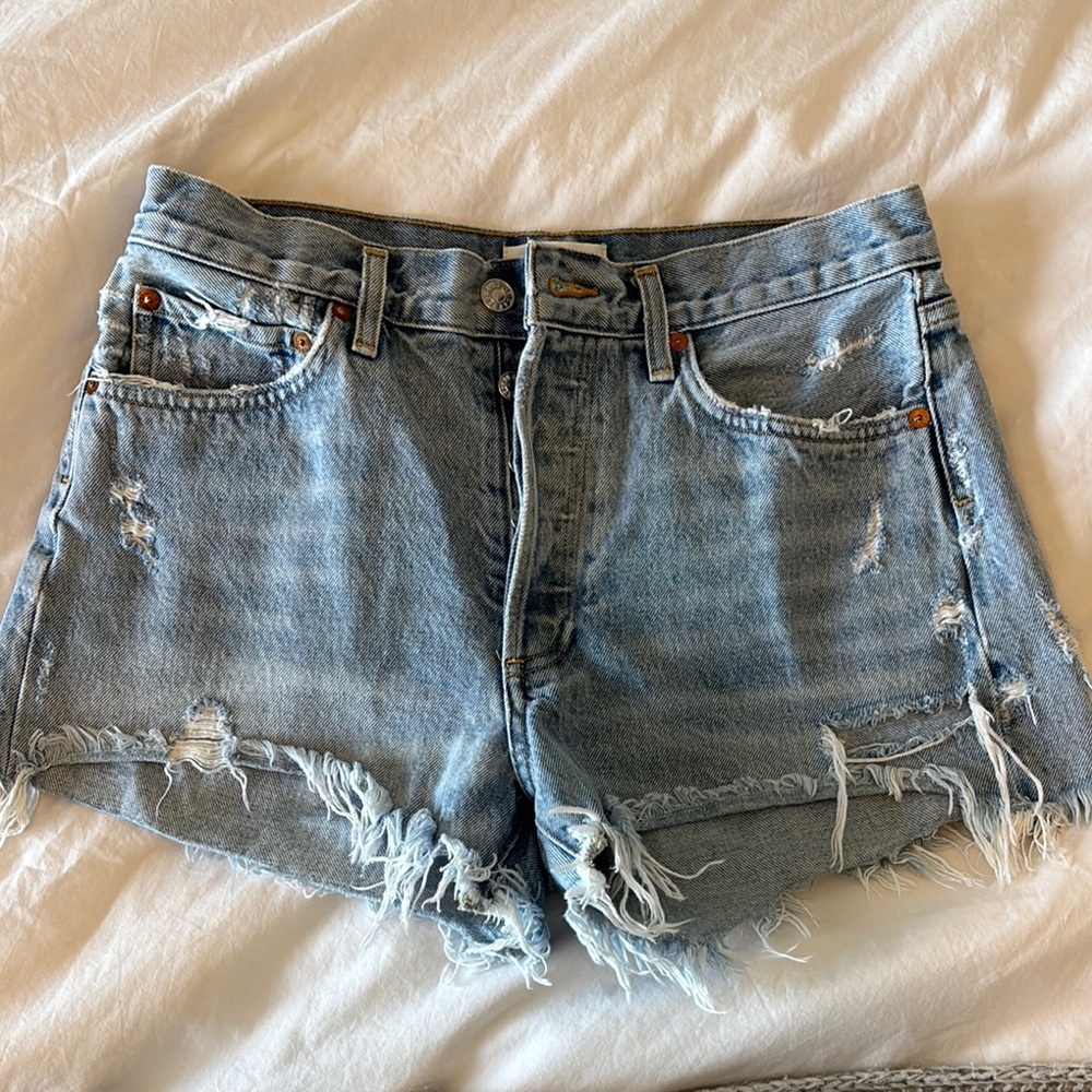 Agolde jean shorts